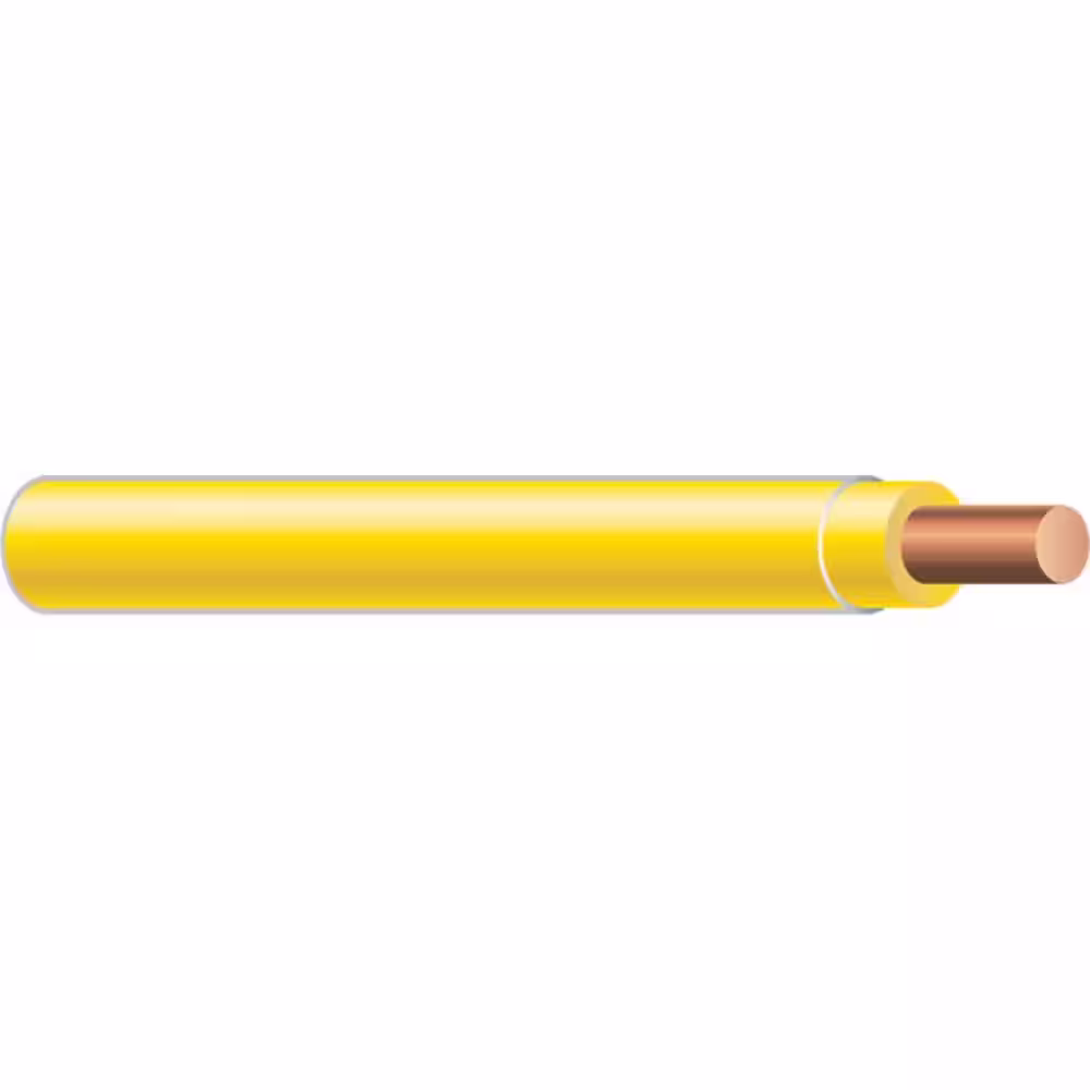 Southwire 500 ft. 18 Yellow Solid CU TFN Fixture Wire