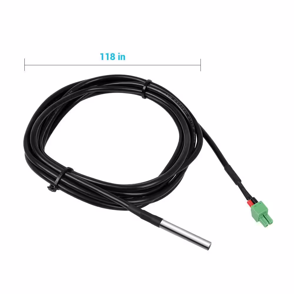 Renogy Battery Temperature Sensor for Solar Charge Controllers