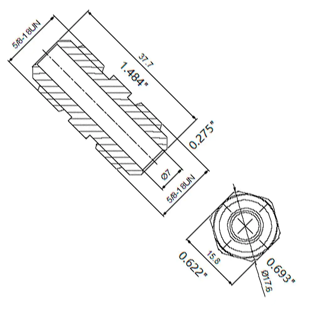 Everbilt 3/8 in. Flare Brass Coupling Fitting