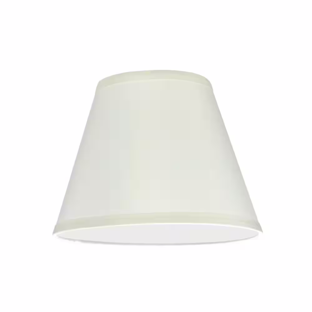 Aspen Creative Corporation 9 in. x 7 in. Off White Hardback Empire Lamp Shade