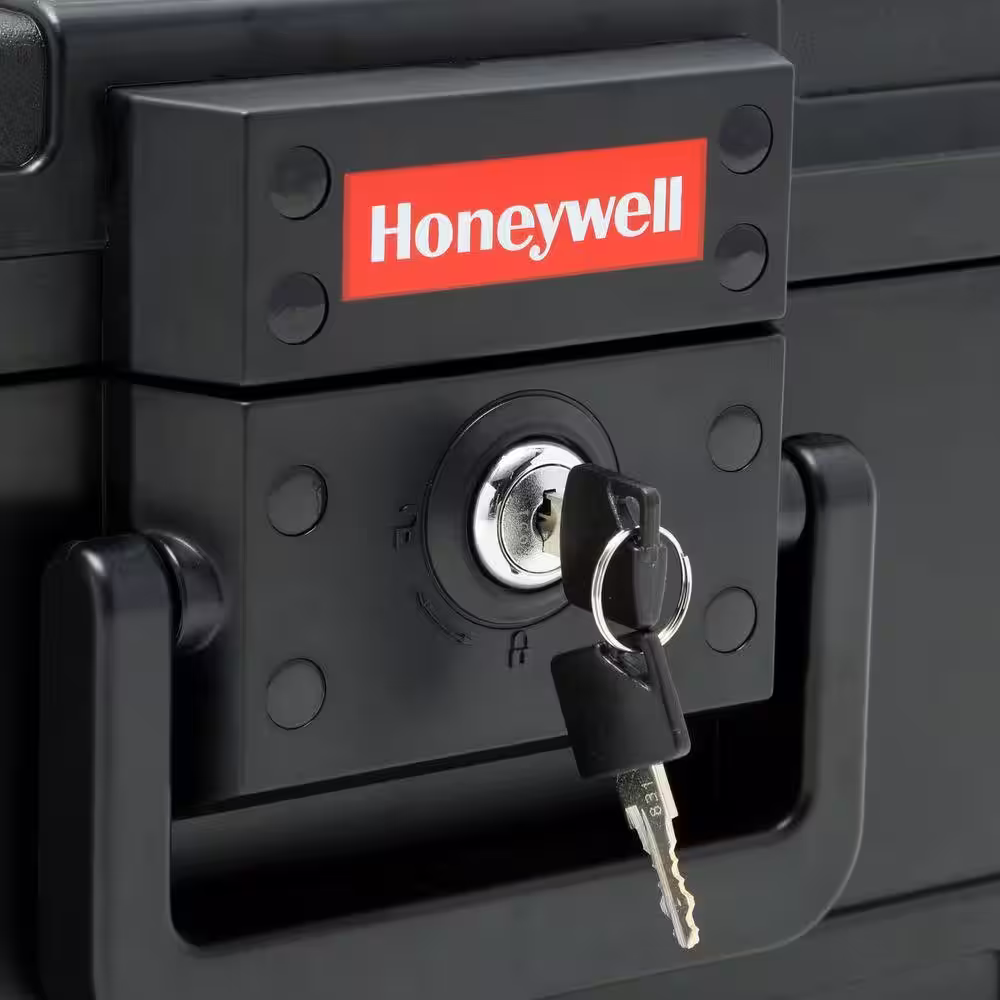 Honeywell 0.15 cu. ft. Molded Fire-Resistant Portable Chest with Carry Handle