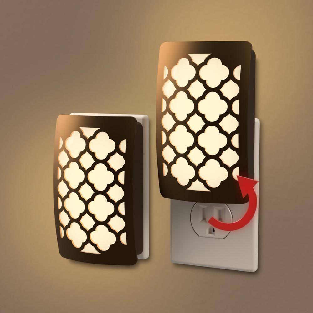 Westek Aged Bronze Tangier Decoplug LED Night Light
