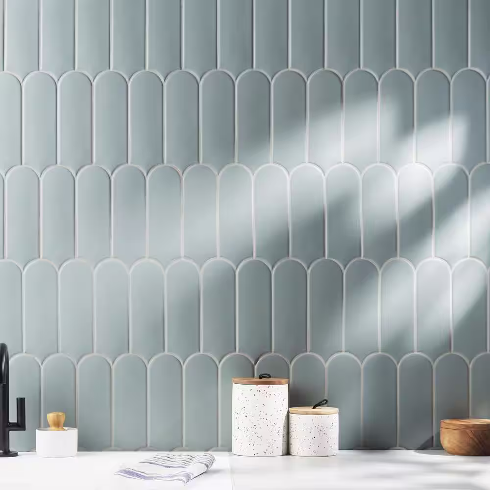 Ivy Hill Tile Aerial Green 2.83 in. x 7.67 in. Matte Ceramic Wall Tile (5.15 sq. ft./Case)
