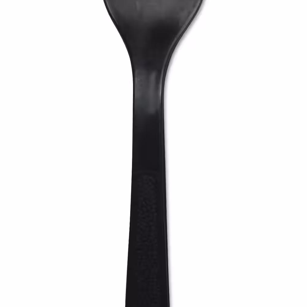 Boardwalk Black Heavyweight Disposable Polypropylene Forks (1000-Carton)