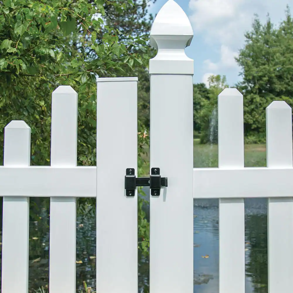 Barrette Outdoor Living 4.812 in. x 3.125 in. Stainless Steel Slide Bar Latch