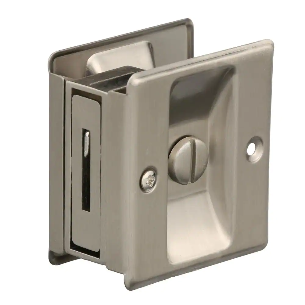 Prime-Line Satin Nickel, Pocket Door Privacy Lock