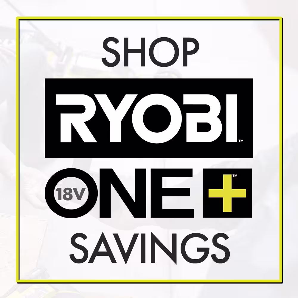 RYOBI ONE+ 18V Cordless 10-Tool Combo Kit with 3 Batteries and Charger