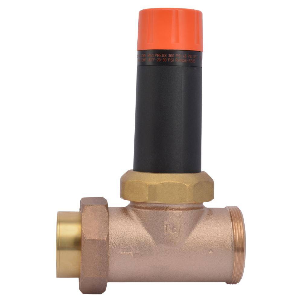 Cash Acme 1-1/2 in. FIP Bronze EB-25 Single Union Pressure Regulating Valve