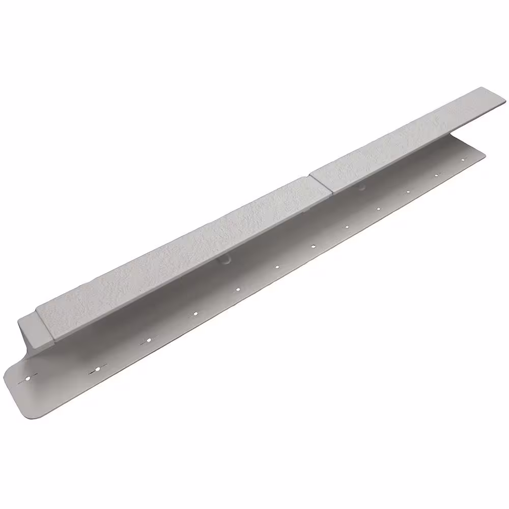 None NovikTrim 1.6 in. x 24.25 in. 1-Piece Polymer Trim in Gray Mortar (20 Per Box)