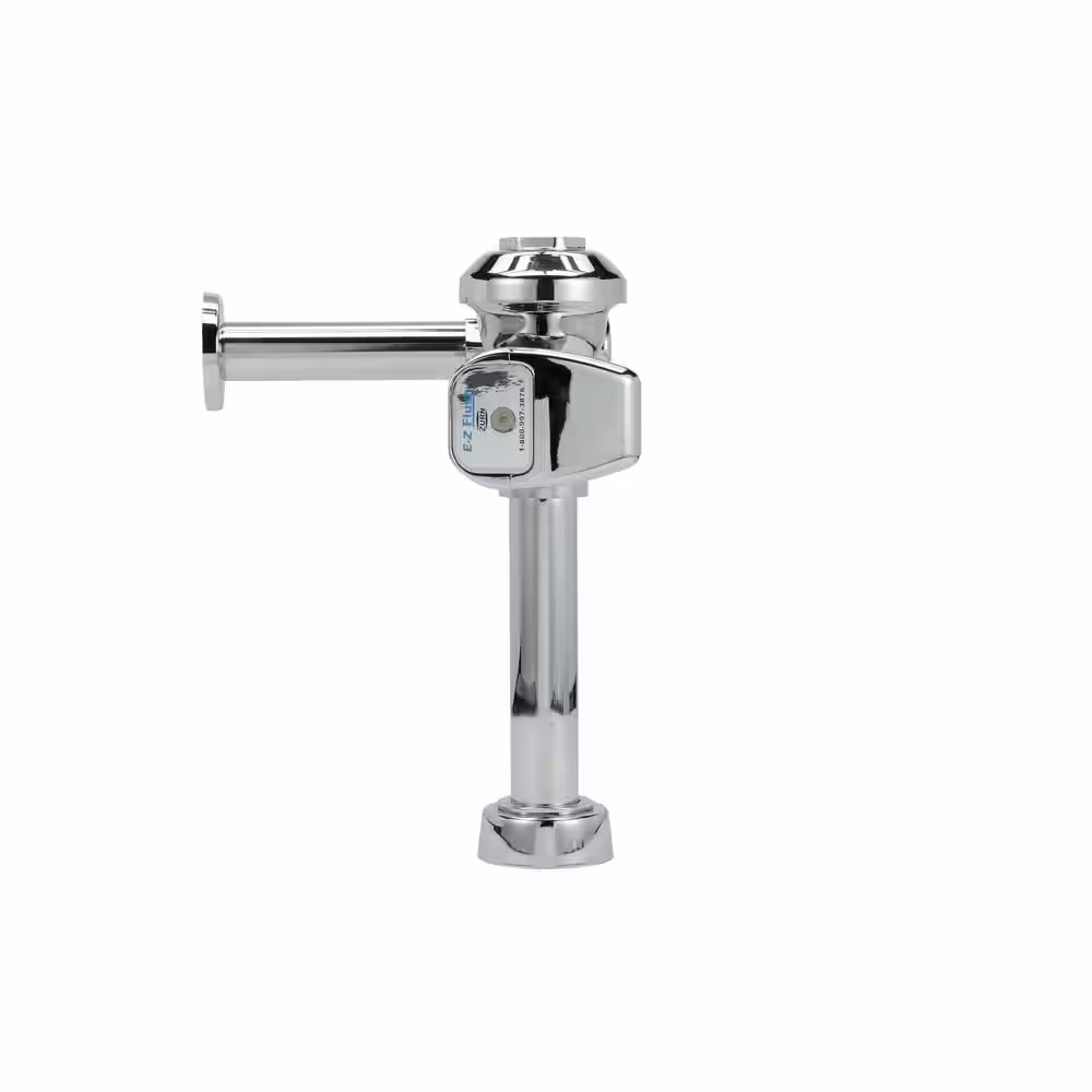Zurn AquaVantage AV ZER Exposed Sensor Diaphragm Flush Valve with 1.6 GPF and Metal Cover in Chrome
