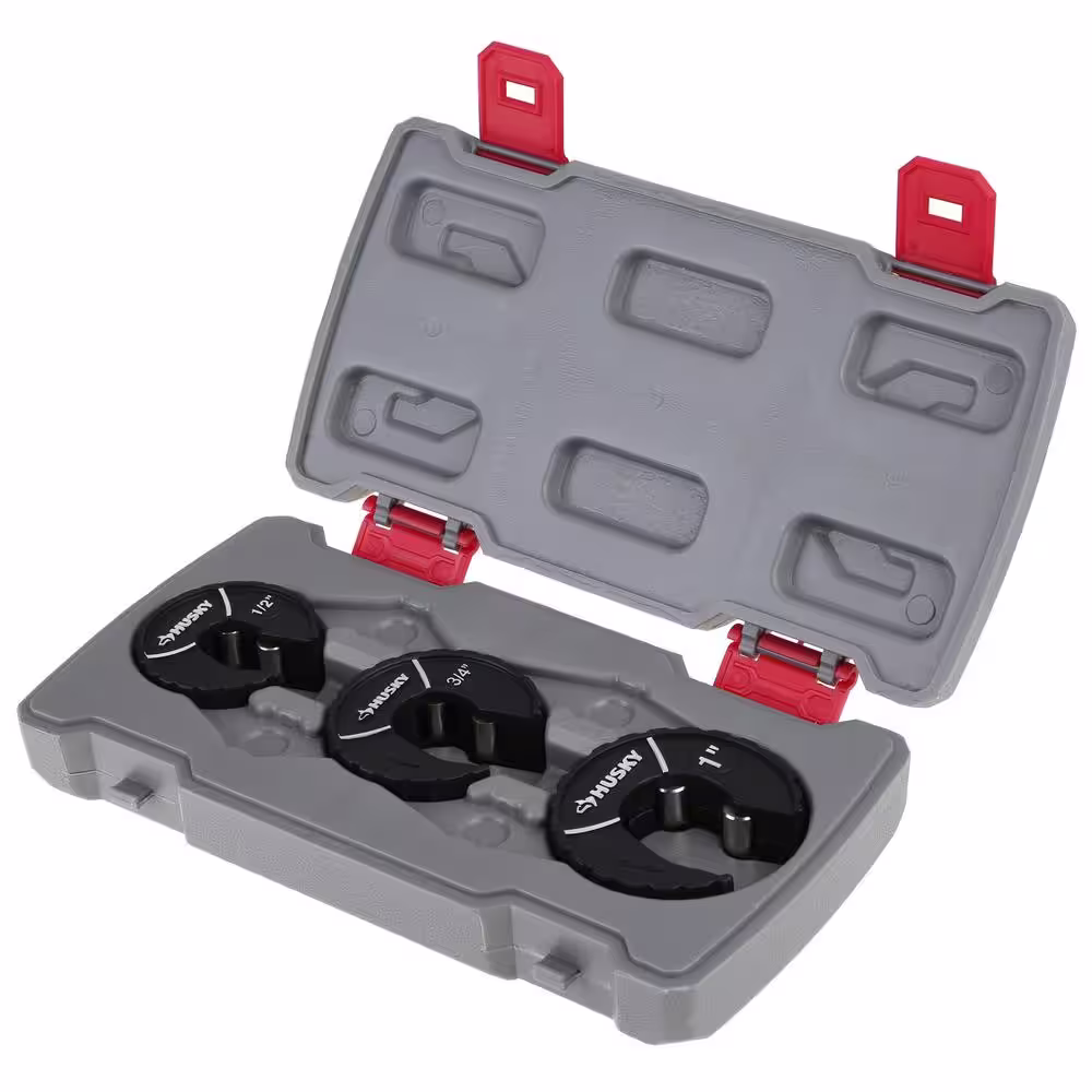 Husky Close Quarters Tubing Cutter Set with Case (3-Piece)