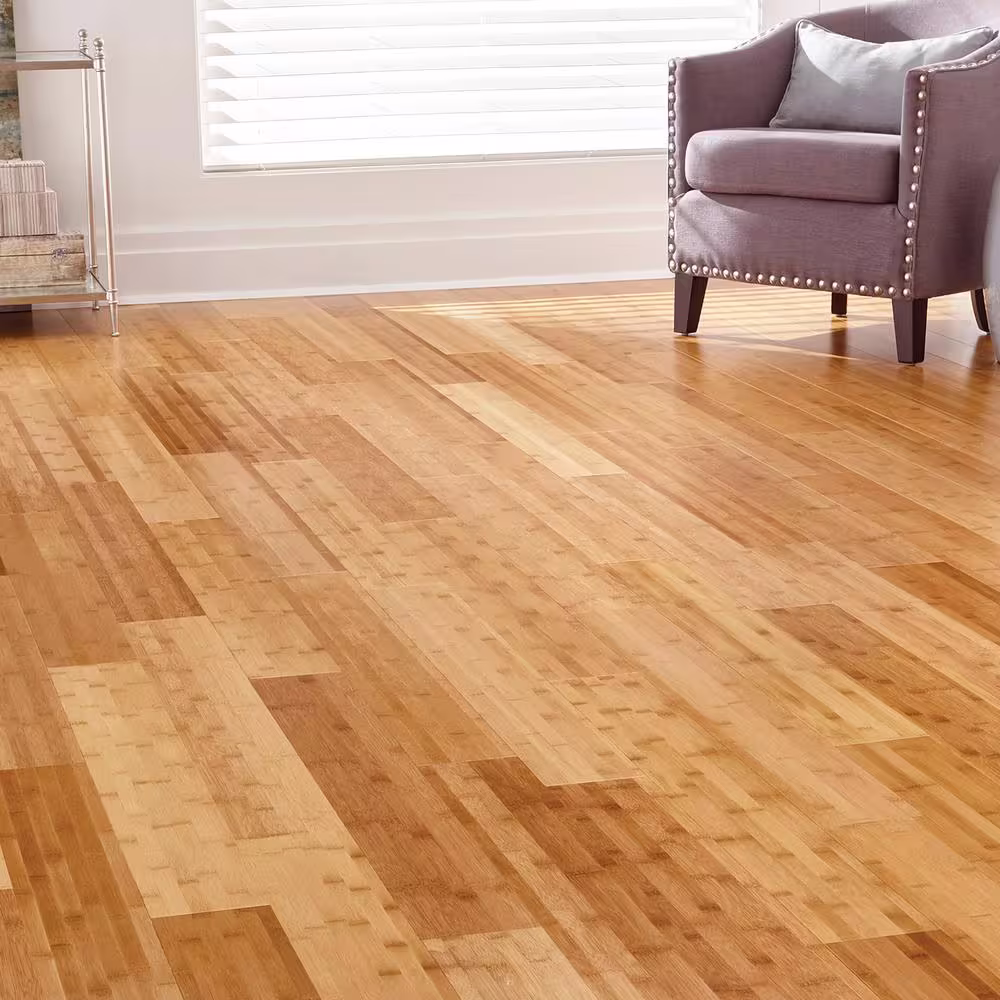 Home Decorators Collection Horizontal Toast 5/8 in. T x 5 in. W x 38.59 in. L Solid Bamboo Flooring(24.12 sqft / case)