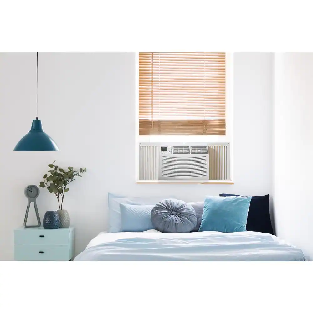 Amana 8,000 BTU Window AC w/ Remote Control for Rooms up to 350 Sq. ft Dehumidifer Timer Sleep Mode Digital Display AMAP081CW
