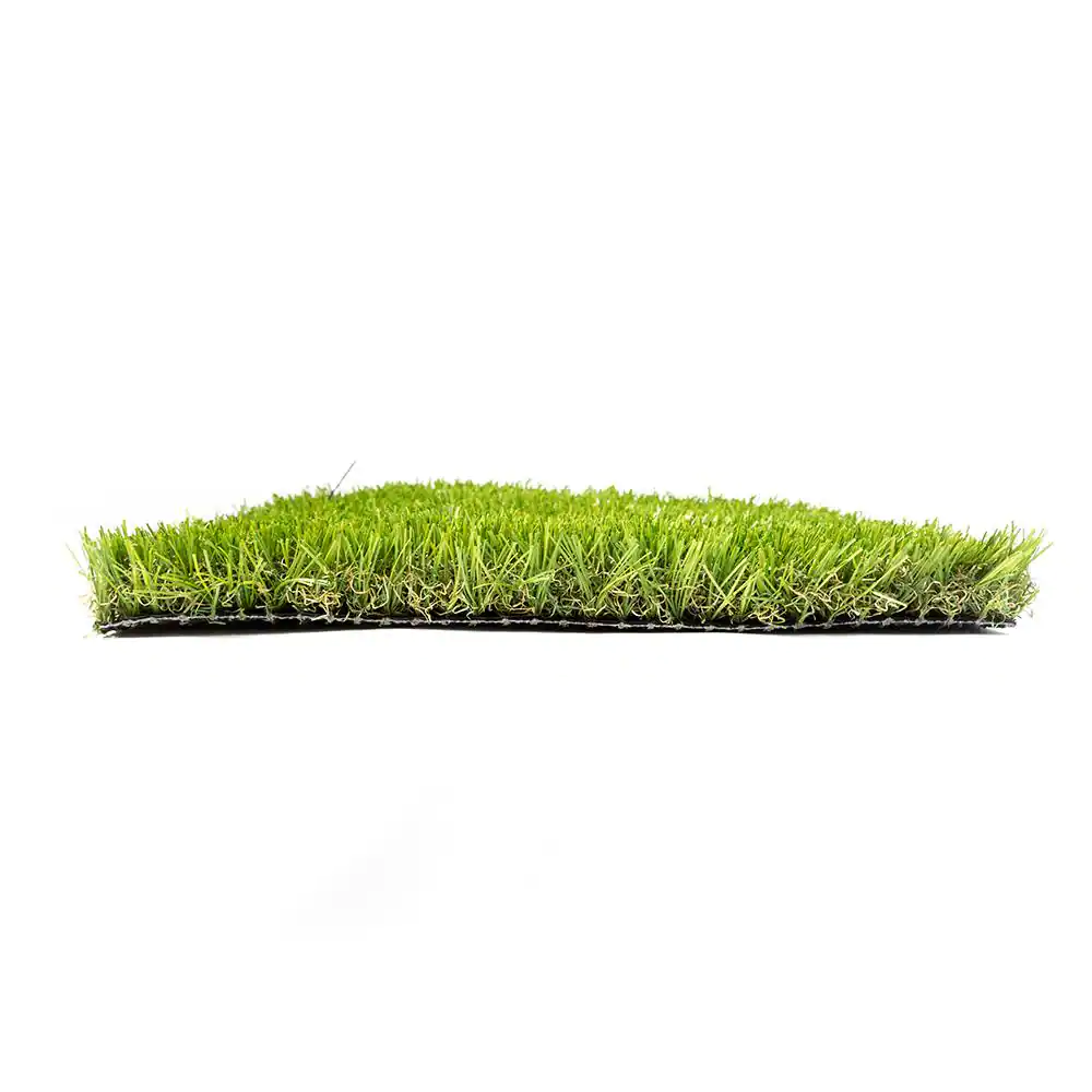None Eco 56 Silver + Field Green 12 ft. Wide x Cut to Length Green Artificial Grass Carpet