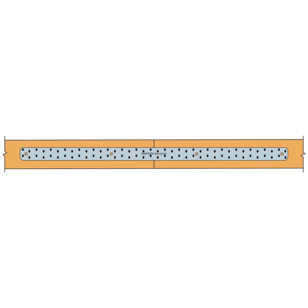 Simpson Strong-Tie MSTC 65-3/4 in. 14-Gauge Galvanized Medium Strap