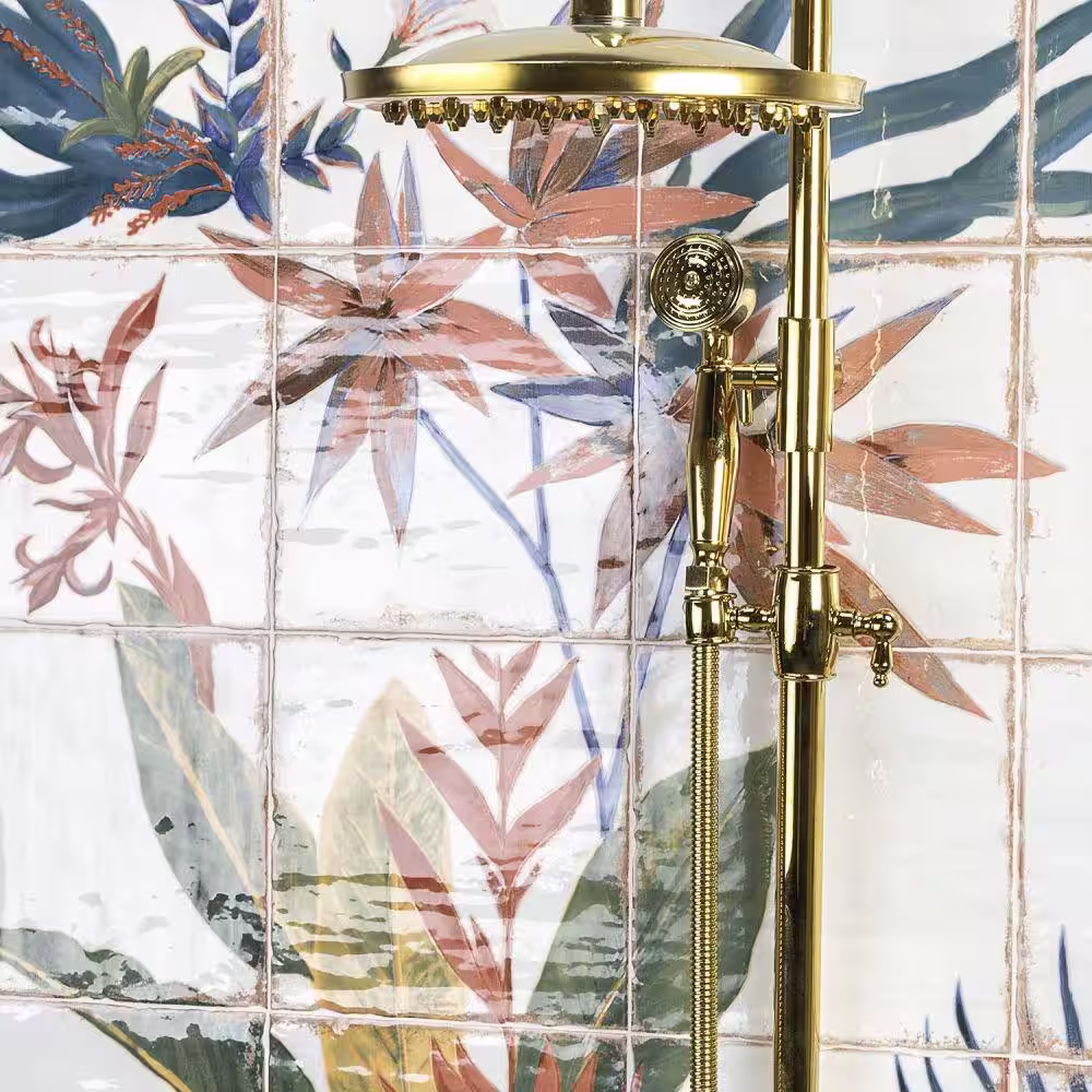 Ivy Hill Tile Angela Harris Sonata Mural 8 in. x 8 in. Polished Porcelain Wall Mural Tile (15.49 sq. ft./Case)