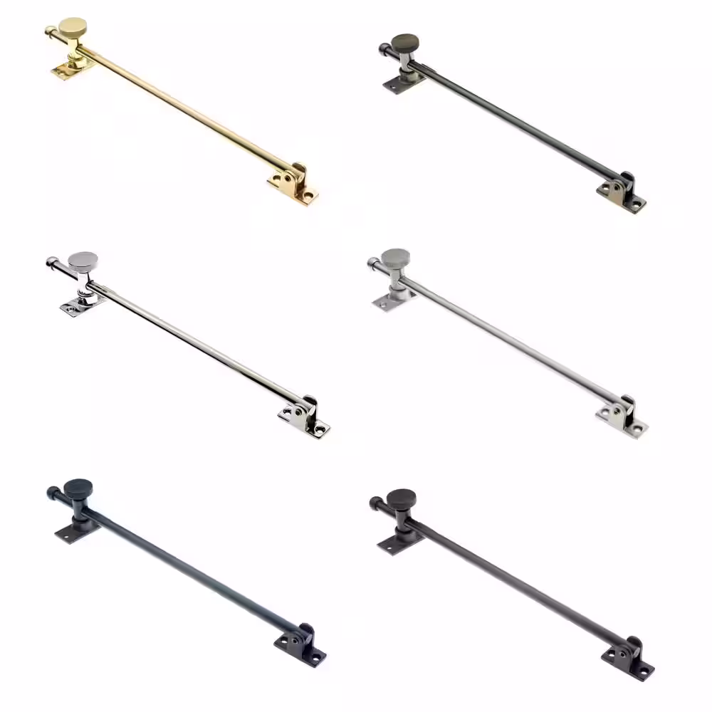 None 12 in. Polished Brass Solid Brass Casement Window Operator