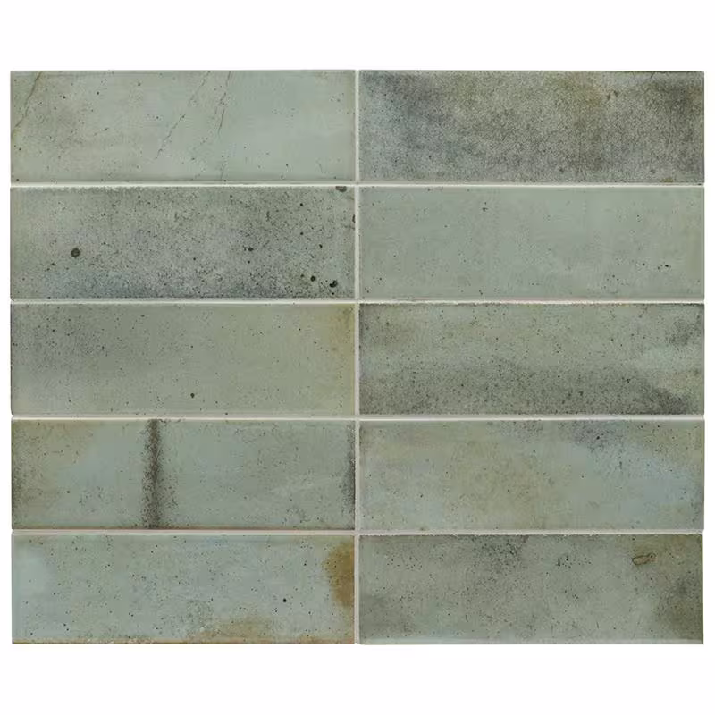 Apollo Tile Antiek Green 2.58 in. x 7.9 in. Glossy Ceramic Subway Wall and Floor Tile (5.38 sq. ft./case) (38-pack)