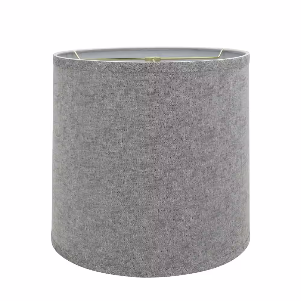 Aspen Creative Corporation 13 in. x 12 in. Grey Hardback Empire Lamp Shade
