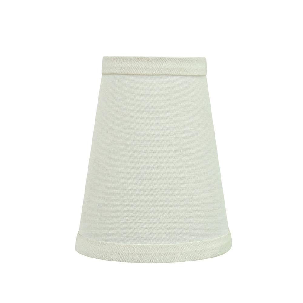 Aspen Creative Corporation 4 in. x 5 in. Off White Hardback Empire Lamp Shade (2-Pack)