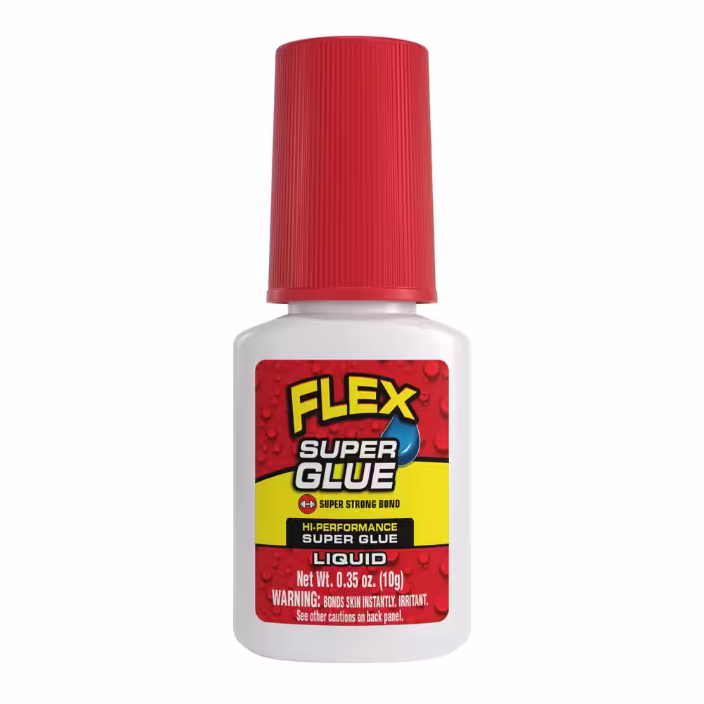 FLEX SEAL FAMILY OF PRODUCTS Flex Super Glue Liquid Brush-On Bottle 10g (8-Pack)