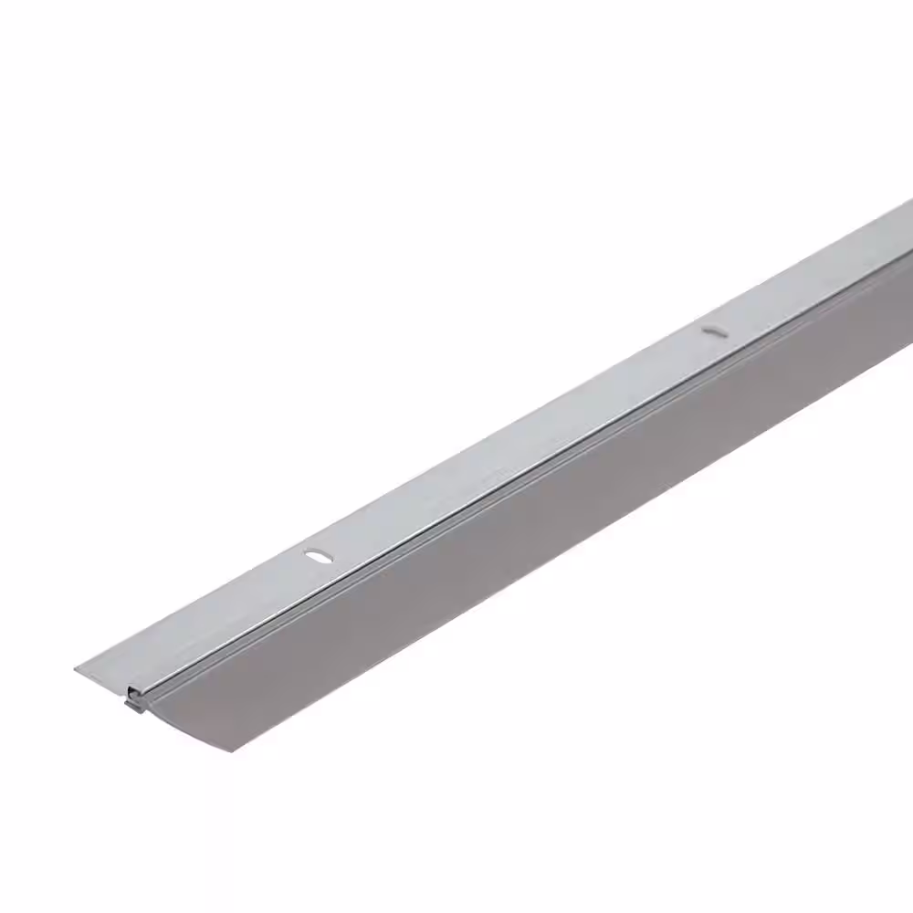 Simply Conserve Single Seal 1-3/4 in. x 36 in. Gray Aluminum and Vinyl Door Sweep Contractor Pack of 50