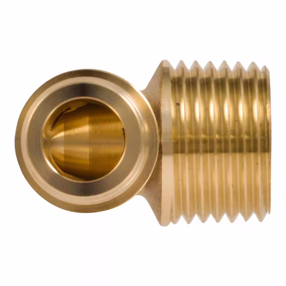 SharkBite 1/2 in. PEX-A x 1/2 in. MNPT Brass Expansion Adapter 90-Degree Elbow Fitting