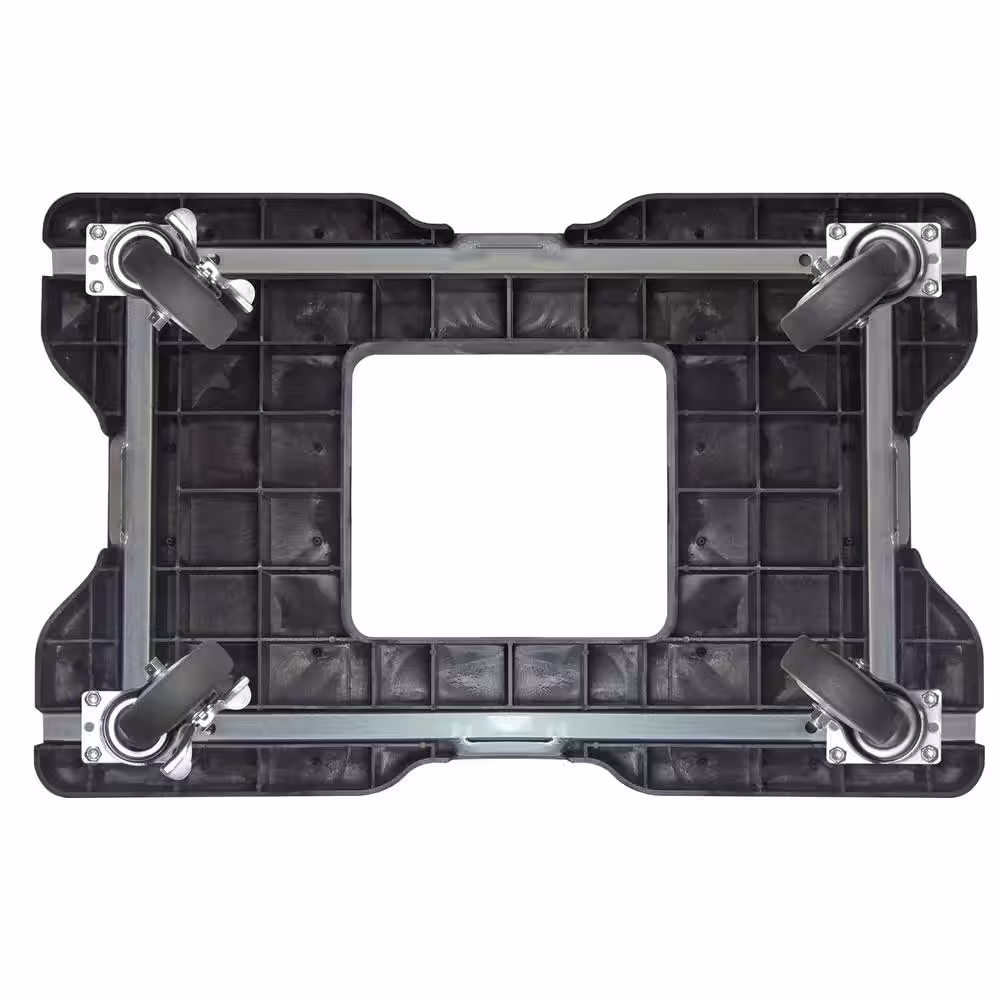 SNAP-LOC 1,200 lbs. Polypropylene Professional E-Track Panel Cart Dolly in Black