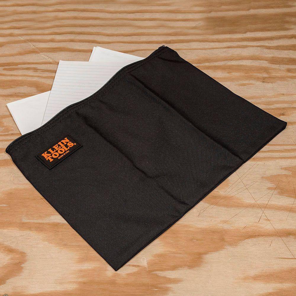 Klein Tools 17 in. Contractor's Zipper Portfolio-Ballistic Nylon