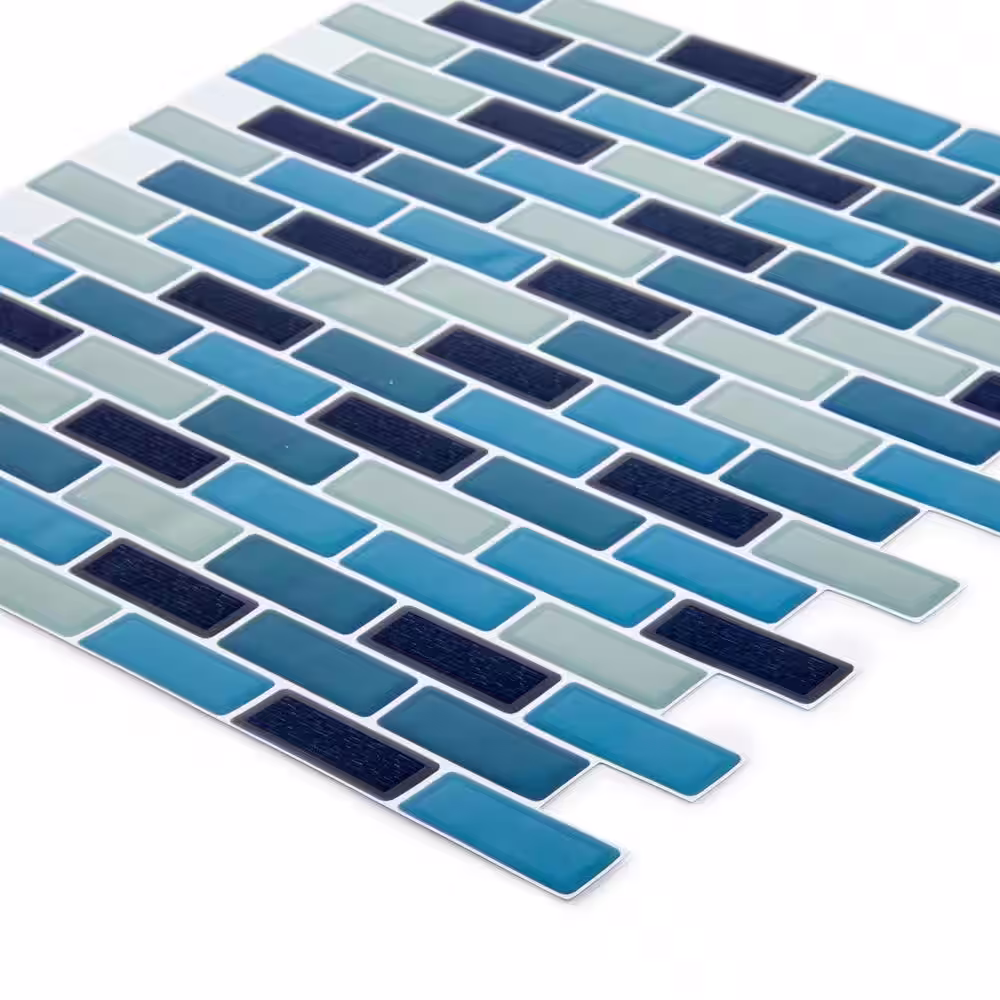 None Peel and Stick Wall Tiles for Kitchen Backsplash Bathroom and Living Room