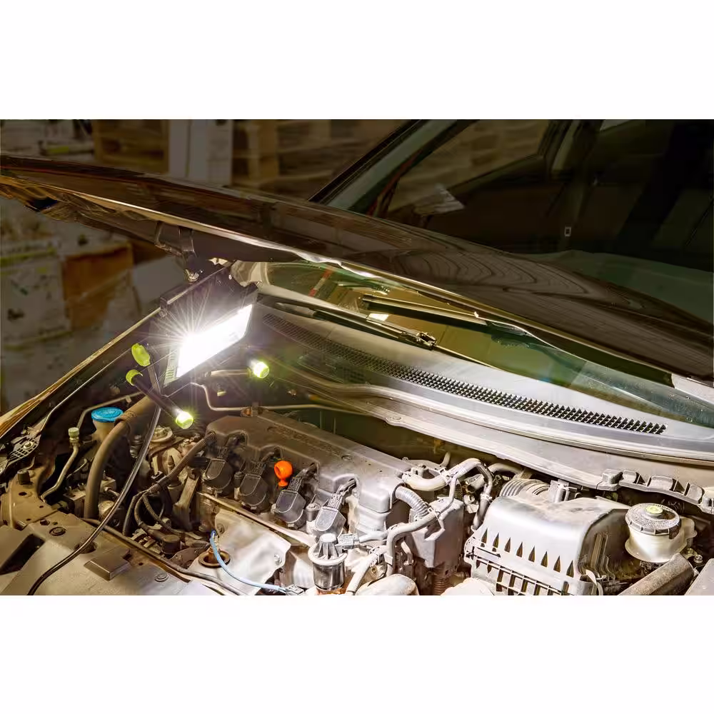 PowerSmith 4,000 Lumens LED Work Light with Large Metal Hook and 5 ft. Power Cord