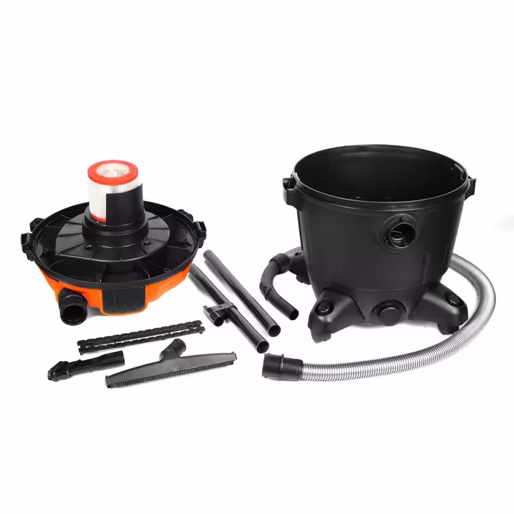 WEN 10 Amp 9.25 Gal. 6.5-Peak HP Wet/Dry Shop Vacuum and Blower with 0.3-Micron HEPA Filter, Hose, and Accessories