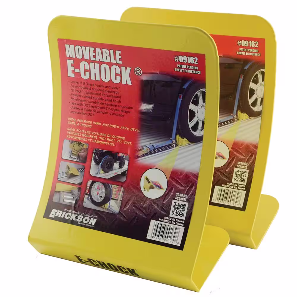 Erickson E-Track Wheel Chock for Automobiles