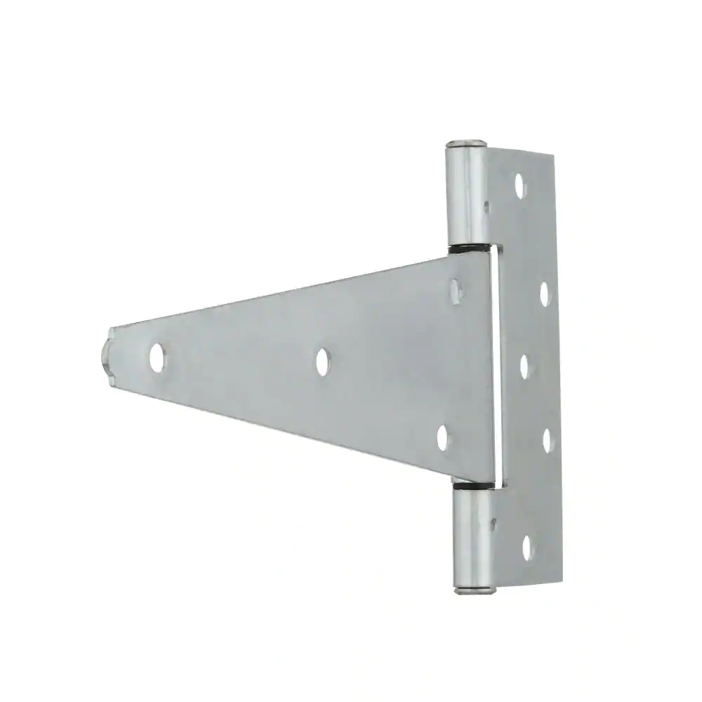 Everbilt 10 in. x 6-1/2 in. Zinc Plated Heavy-Duty Tee Hinge