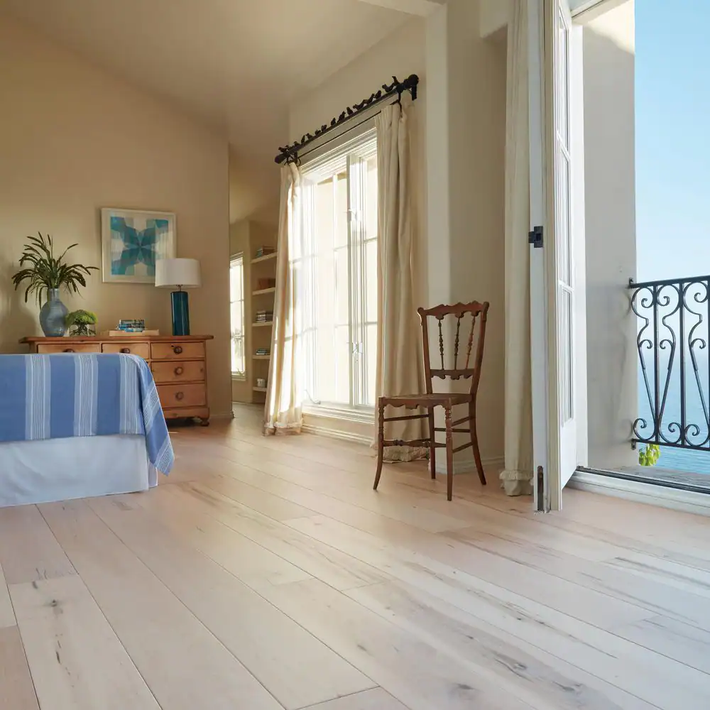 Malibu Wide Plank Manhattan Maple 3/8 in. T x 6.5 in. W Water Resistant Wire Brushed Engineered Hardwood Flooring (23.6 sq. ft./case)