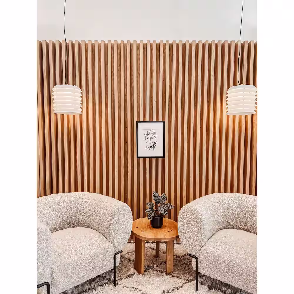 Ejoy 106 in.. x 6 in. x 0.5 in. Solid Wood Wall 7 Grid Cladding Siding Board (Set of 4-Piece)