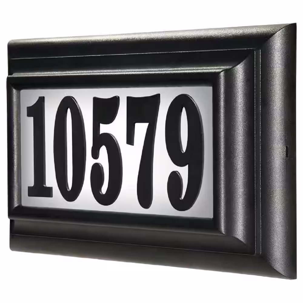 QualArc Edgewood Classic Lighted Address Plaque