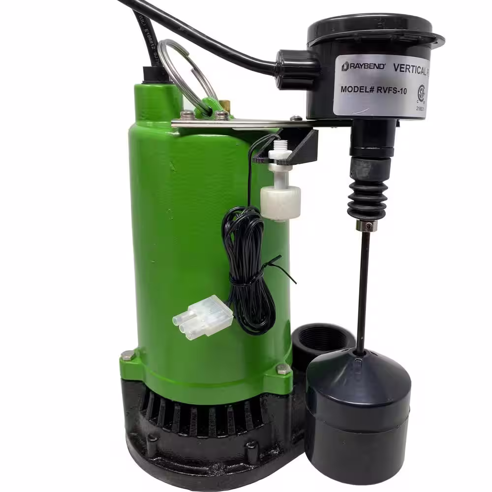 PumpSpy SmartPump 1/2 hp. Wi-Fi Connected Submersible Sump Pump with Internet Monitoring