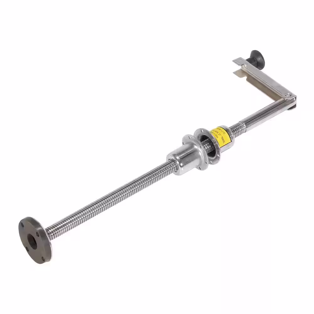 Vestil 30 in. Polished Chrome Leveling Jack