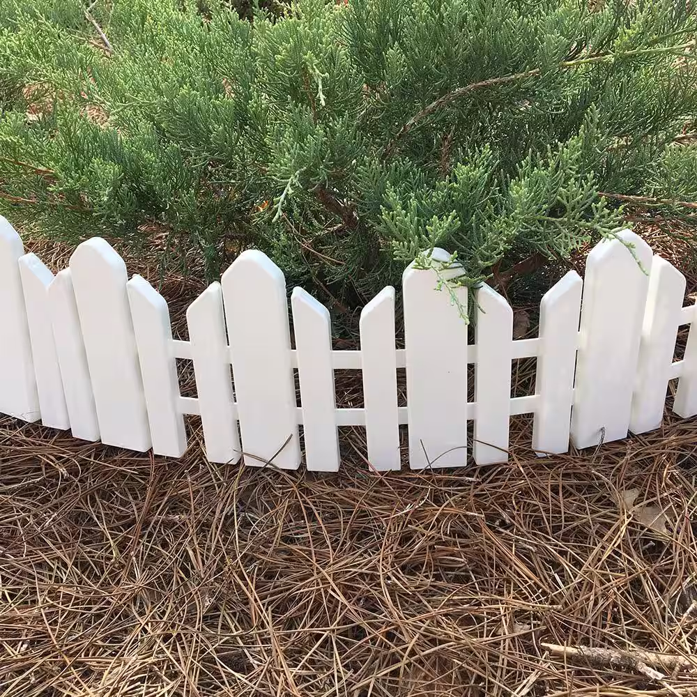 Vigoro 22 in. Plastic Adirondack Decorative Border Lawn Edging