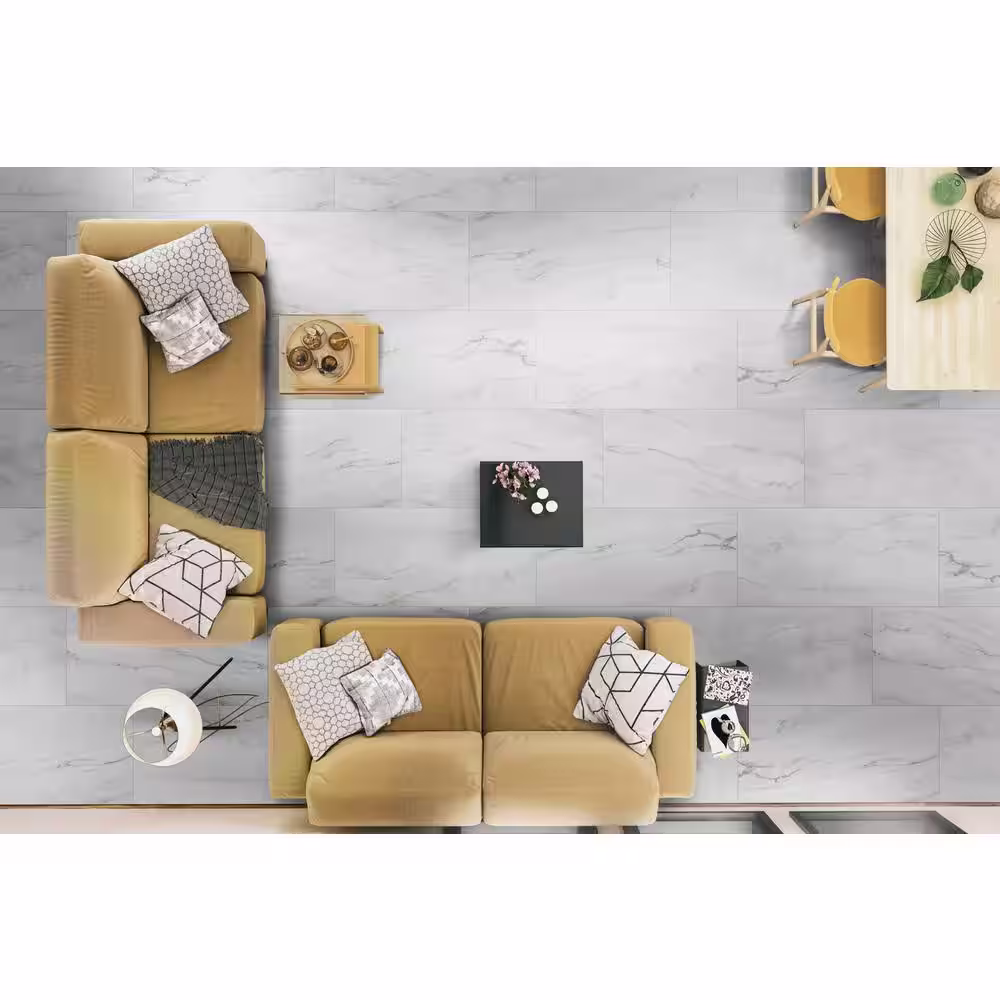 MSI Calacatta Consilio 12 in. x 24 in. Rigid Core Click Lock Luxury Vinyl Tile Flooring (19.37 sq. ft./Case)