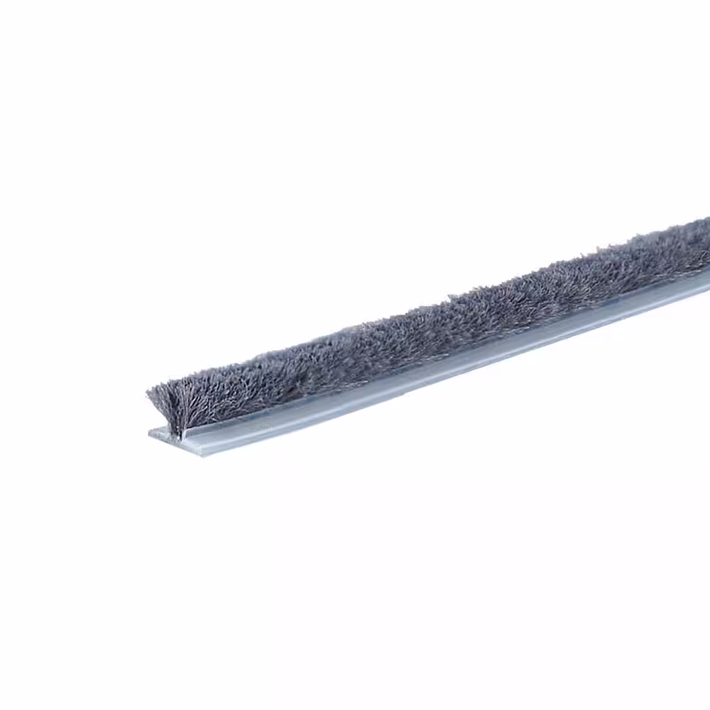 M-D Building Products 17 ft. Gray Pile Replacement Weatherseal for Storm Doors & Windows