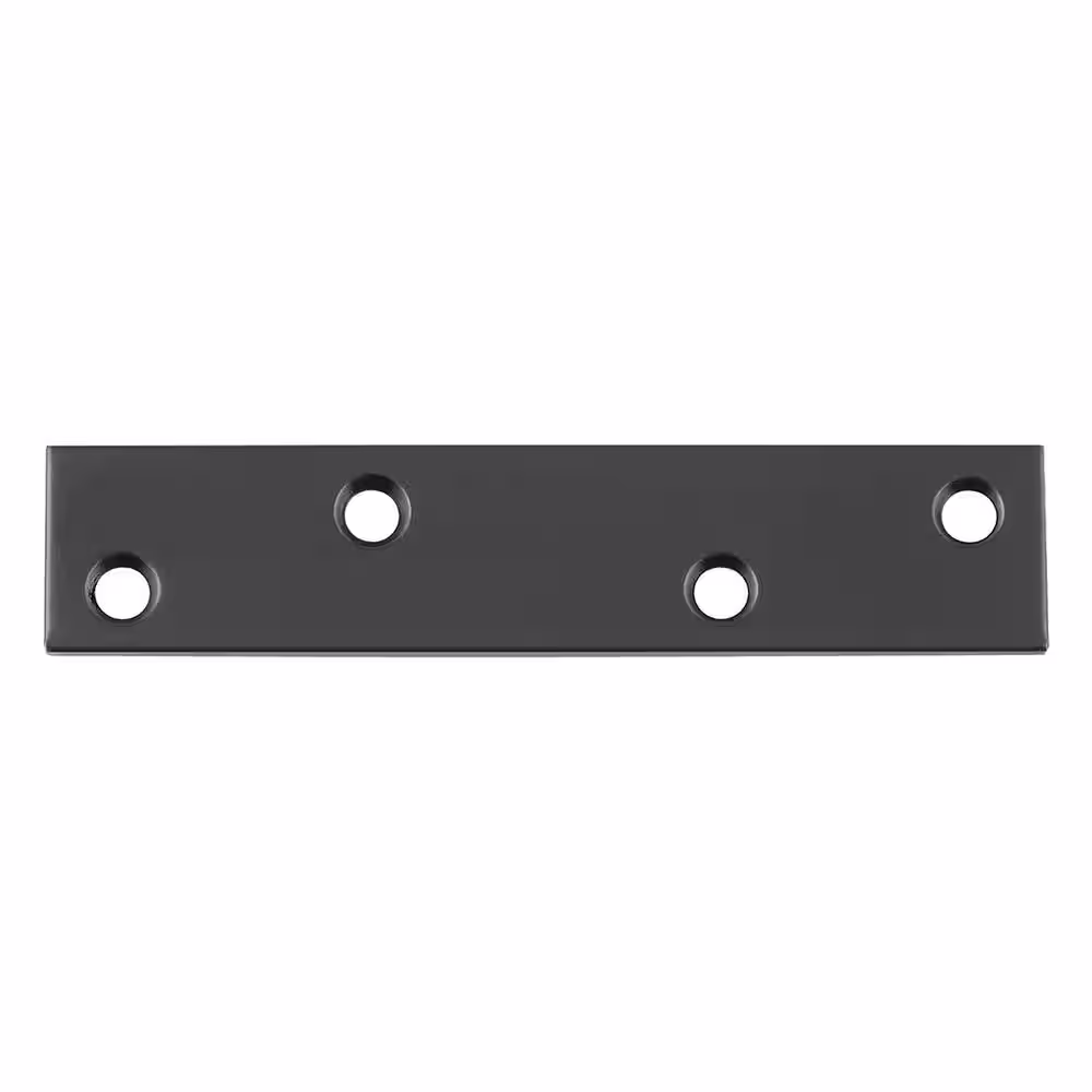 Everbilt 5 in. Black Mending Plate