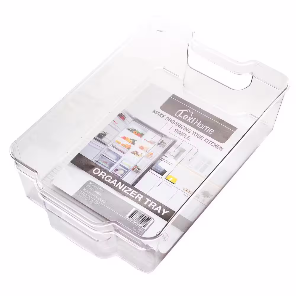LEXI HOME 12.59 x 8.26 Acrylic Food Storage Organizer