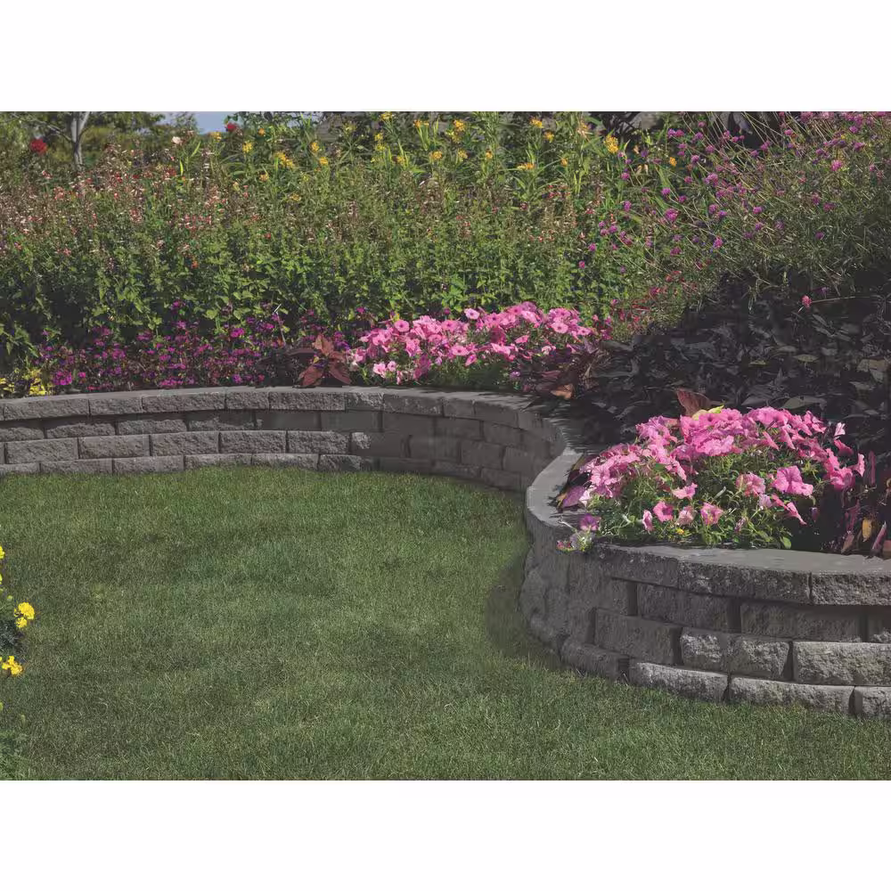 Anchor Carlton 3 in. x 10 in. x 6 in. Charcoal Concrete Retaining Wall Block (192- Piece Pallet)