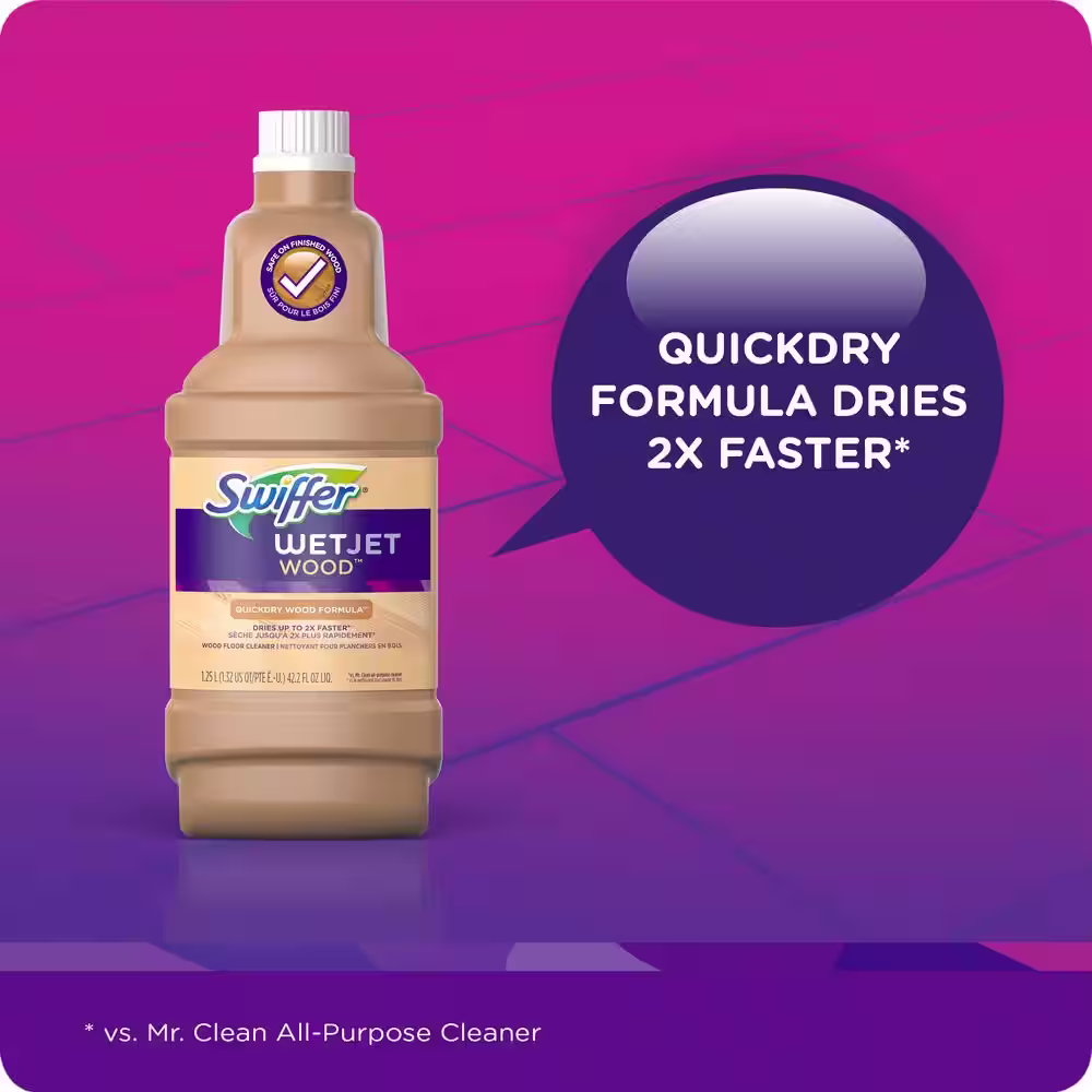 Swiffer WetJet 42 oz. Wood Floor Cleaner Refill (3-Pack)