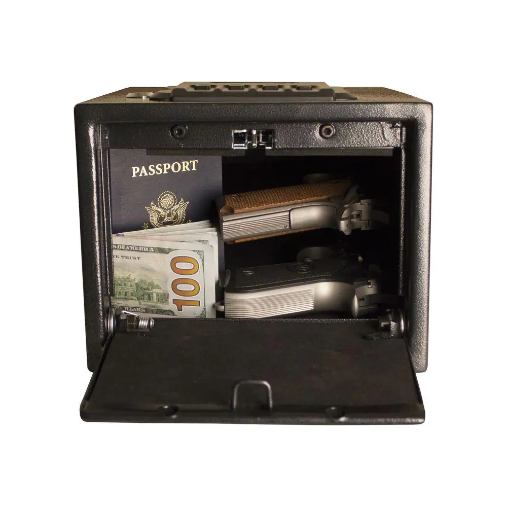 Tracker Safe 0.24 cu. ft. Quick Access Safe Electronic Lock, Black