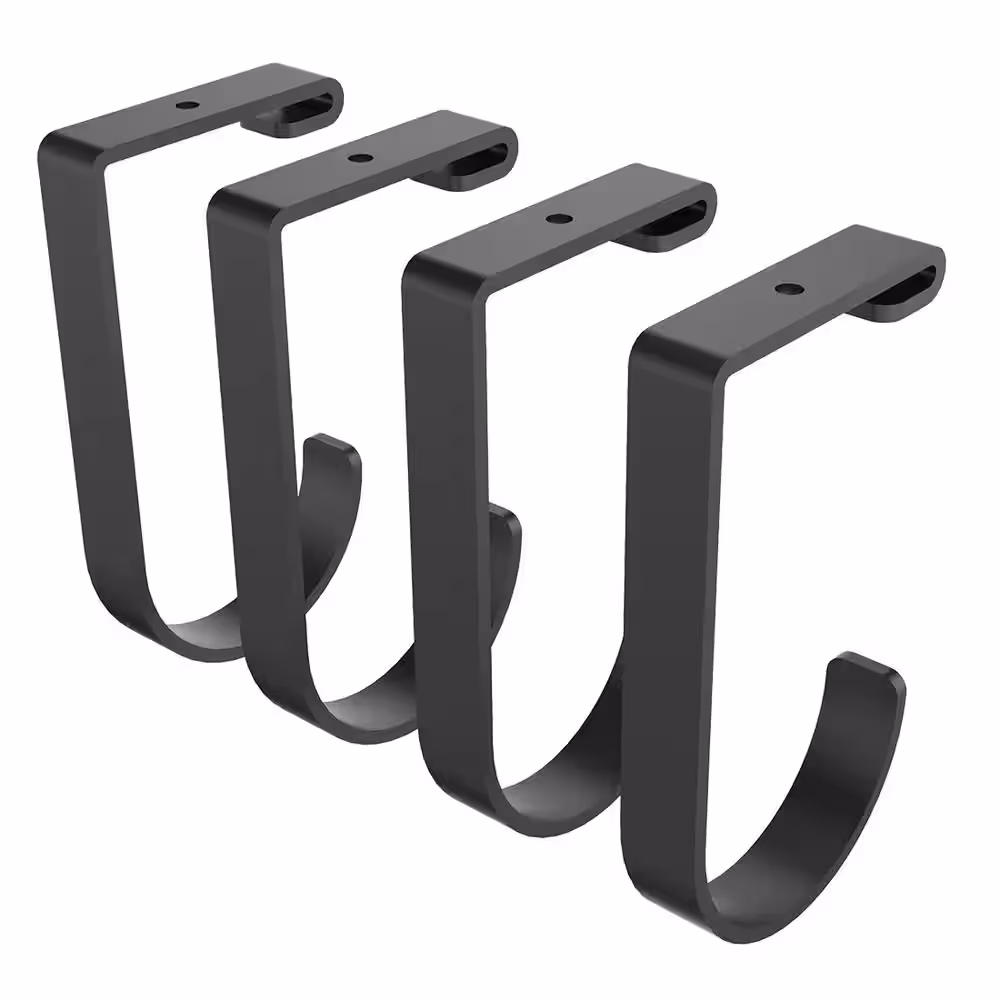 FLEXIMOUNTS Accessory Hook for Overhead Garage Storage Rack in Black