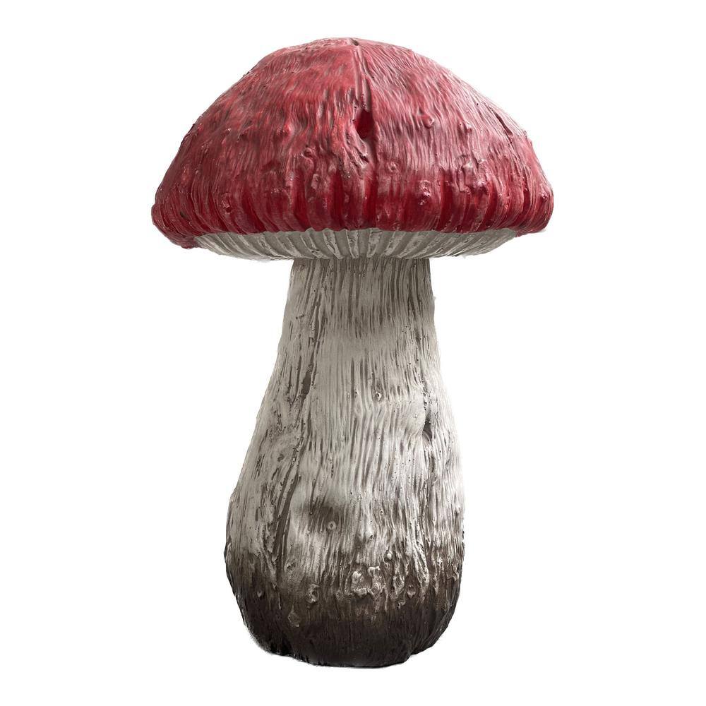 Galt International 15 in. Mushroom Statue Red Cap