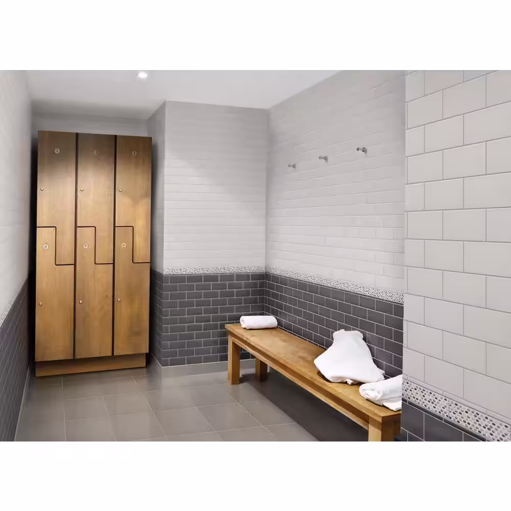 None Streamline Dorian White Matte 3 in x 6 in Ceramic wall Tile (11.19 sq. ft./ Case)
